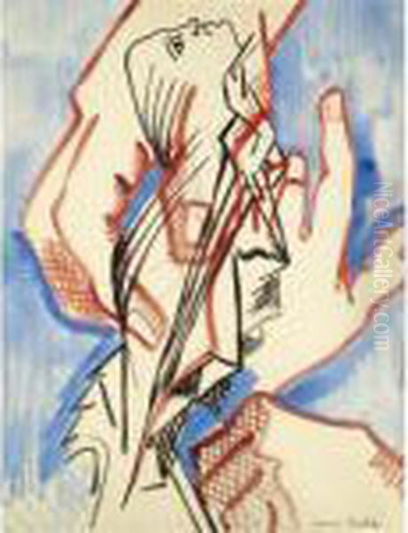 Les Mains Oil Painting by Francis Picabia