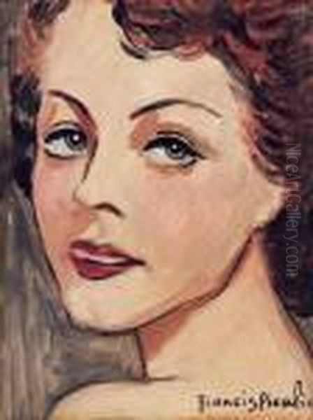 Portrait De Femme Oil Painting by Francis Picabia