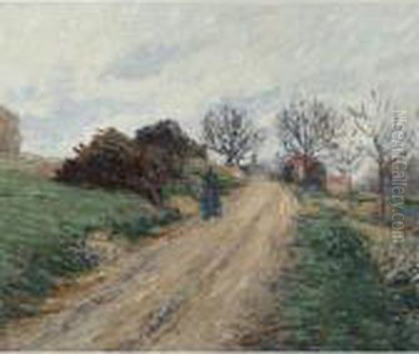 Moret, Route Des Pres Oil Painting by Francis Picabia