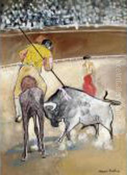 Corrida Oil Painting by Francis Picabia