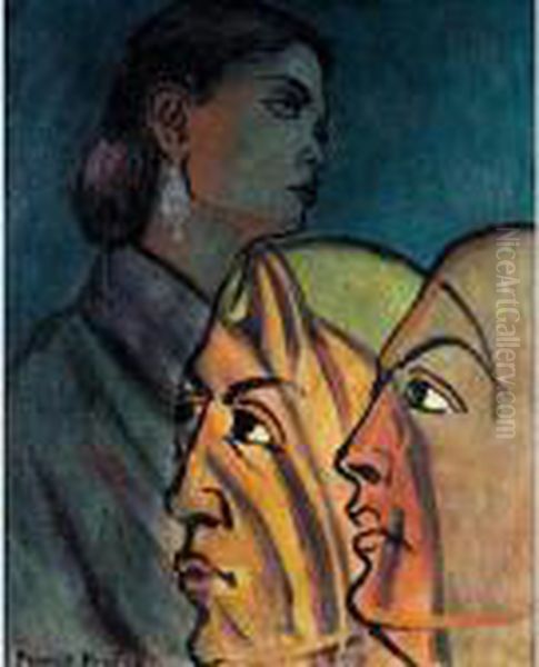 Anthinea (l'atlantide) Oil Painting by Francis Picabia