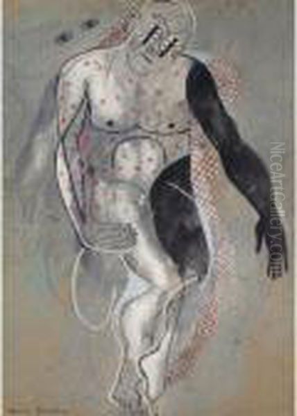 L'homme Aux Yeux Oil Painting by Francis Picabia