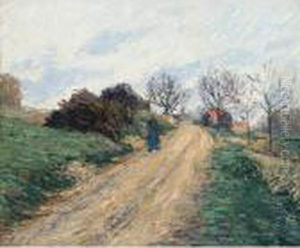 Moret, Route Des Pres Oil Painting by Francis Picabia