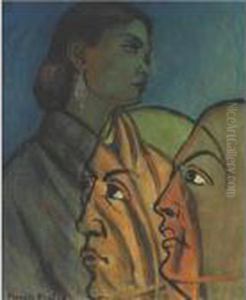 Anthinea (l'atlantide) Oil Painting by Francis Picabia