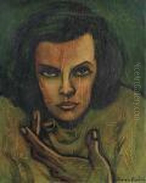 Portrait De Femme Oil Painting by Francis Picabia