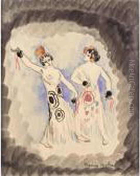 Deux Danseuses Espagnoles Oil Painting by Francis Picabia