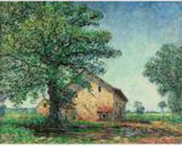 Ferme A La Petite Mare Oil Painting by Francis Picabia