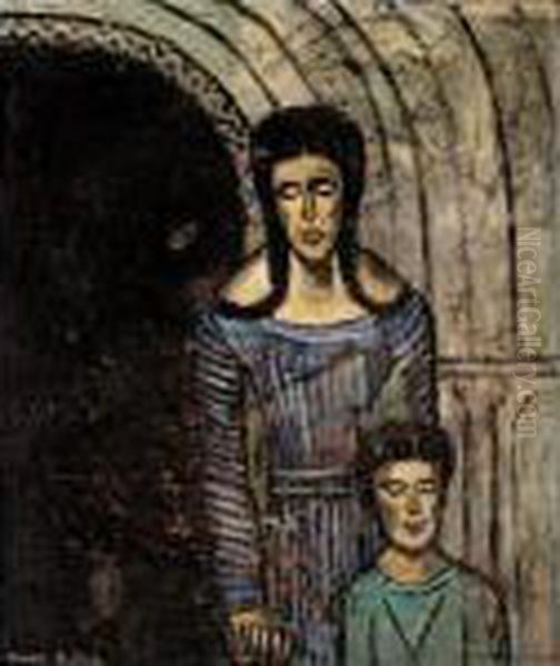 Mere Et Enfant Oil Painting by Francis Picabia