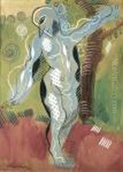 L'homme Debout Oil Painting by Francis Picabia