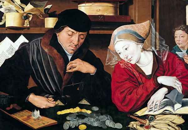 The Tax Collector Oil Painting by Marinus van Roejmerswaelen