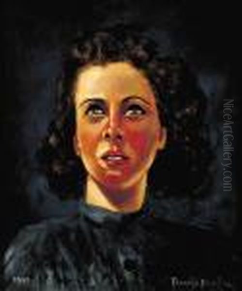 Portrait De Suzanne Oil Painting by Francis Picabia