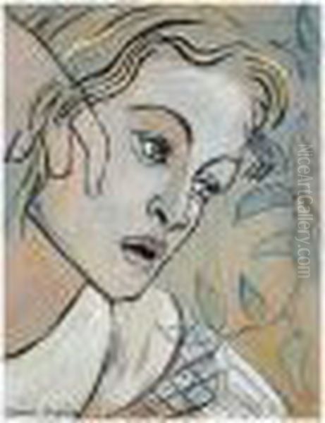 Transparence: Visage De Femme Oil Painting by Francis Picabia