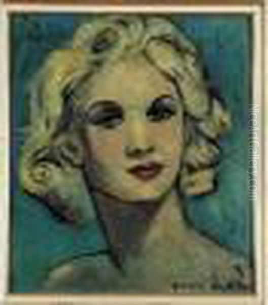 Portrait D'une Jeune Femme Oil Painting by Francis Picabia