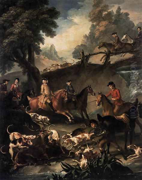 The Kill Oil Painting by Pieter Jan van Reijsschoot