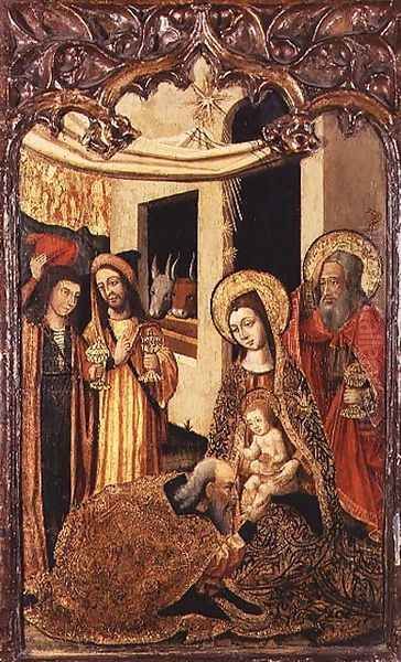 Adoration of the Magi Oil Painting by Juan Reixach