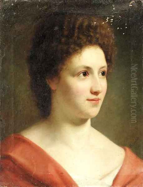 Portrait of a lady by Franz Rumpler