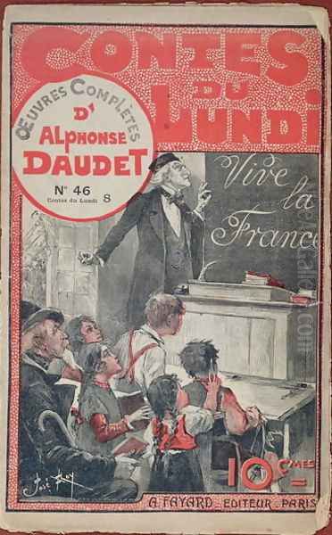 Cover of Les Contes du Lundi by Alphonse Daudet 1840-97 Oil Painting by Jose Roy