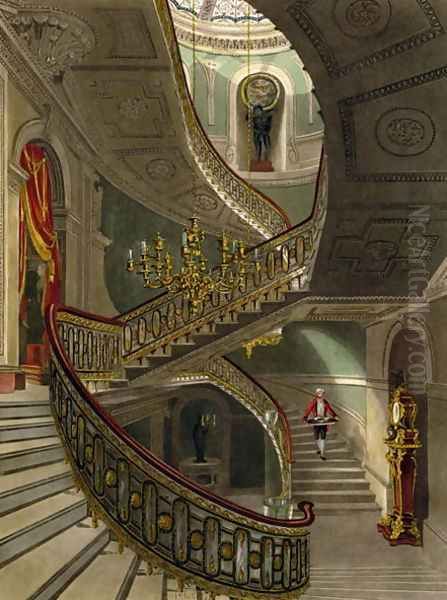 The Grand Staircase, Carlton House by R.G. Reeve