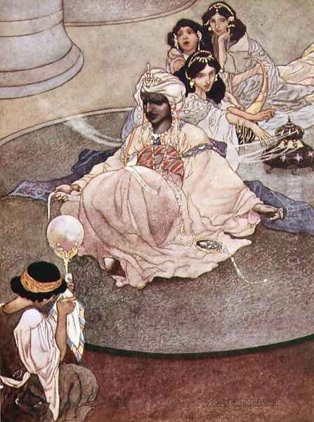 The King of the Mountains of the Moon, 1913 Oil Painting by Charles Robinson