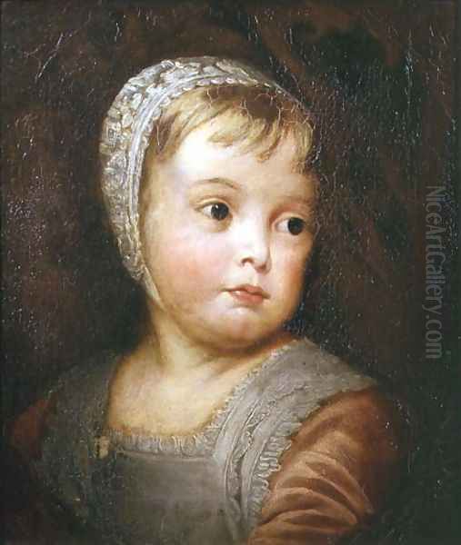 King James II as a Child, after Van Dyck Oil Painting by Thomas Robson