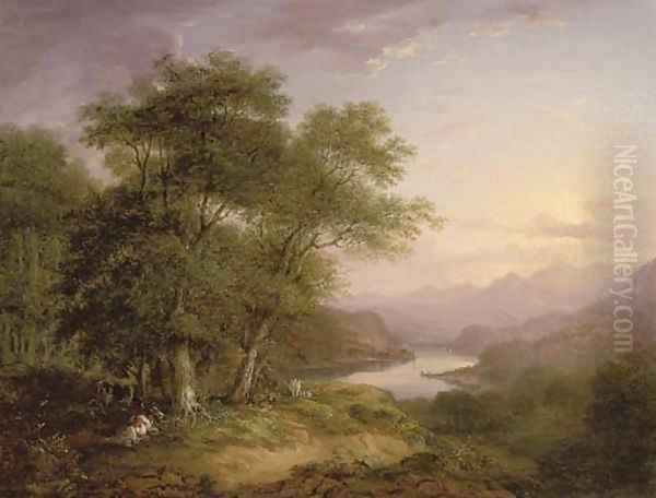 Early evening Oil Painting by Joseph Rhodes