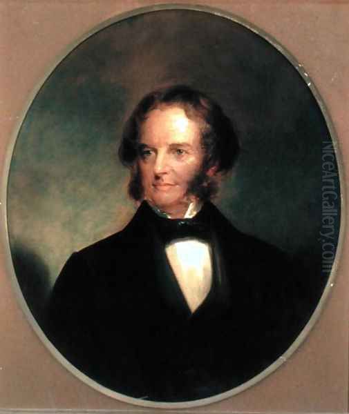 Portrait of Henry Wadsworth Longfellow 1807-82 1859 Oil Painting by Thomas Buchanan Read