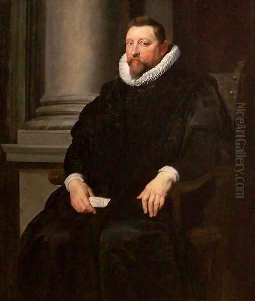 Portrait of Petrus Pecquius Chancellor of Brabant Oil Painting by (studio of) Rubens, Peter Paul