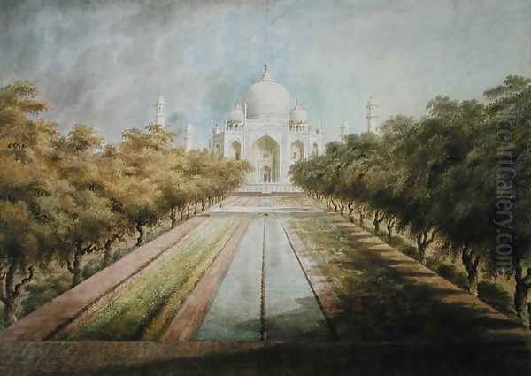 Taj Mahal Oil Painting by Sita Ram