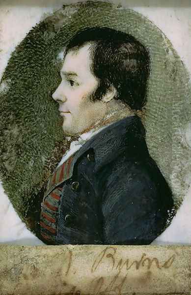 Portrait of Robert Burns 1759-96 1795-96 Oil Painting by Alexander Reid