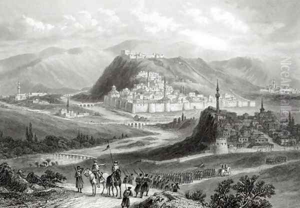 Kars, engraved by J. Godfrey, c.1860 Oil Painting by Ramage, J