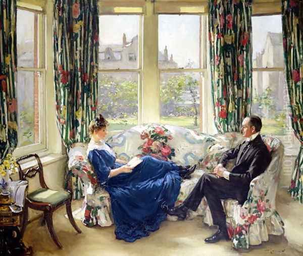 The Morning Room, c.1907 Oil Painting by Sir Walter Russell