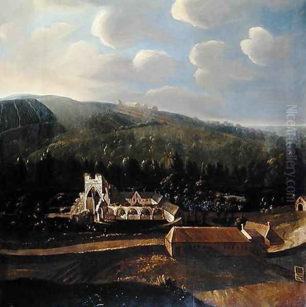 Calder Abbey Oil Painting by Matthias Read