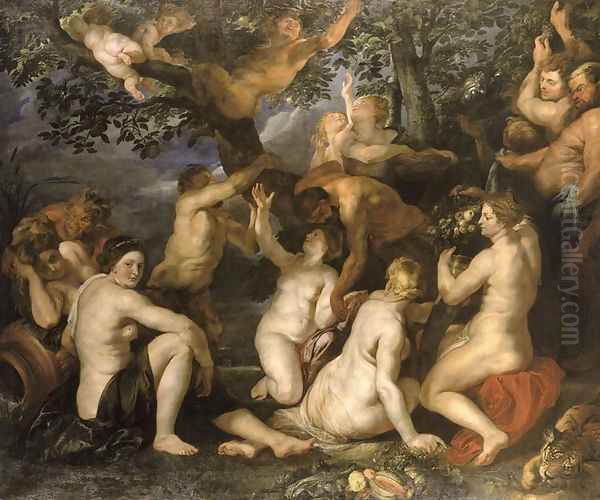 Allegory of Fruitfulness Oil Painting by (follower of) Rubens, Peter Paul