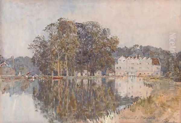 Coltishall, Norfolk Oil Painting by Henry Robert Robertson