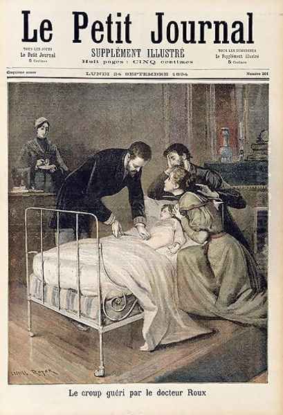 The Croup Cured by Doctor Roux, illustration from Le Petit Journal, 24th September 1894 Oil Painting by Royer, Lionel