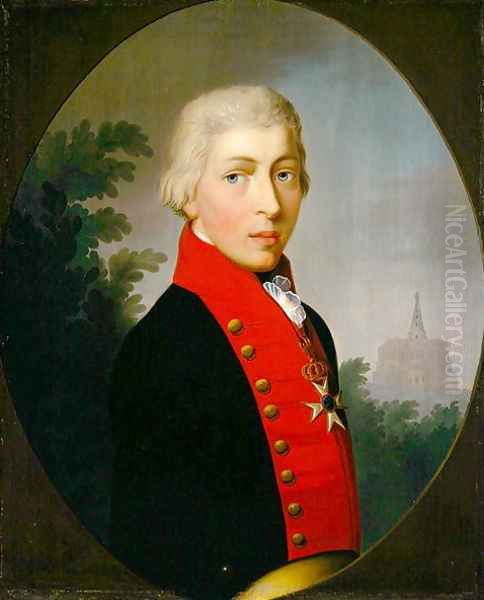 Portrait of the Second Elector of Hessen, 1806 Oil Painting by Andreas Range