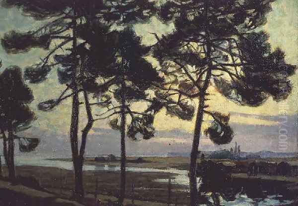 La Hume, Arcachon Oil Painting by Pierre Gaston Rigaud