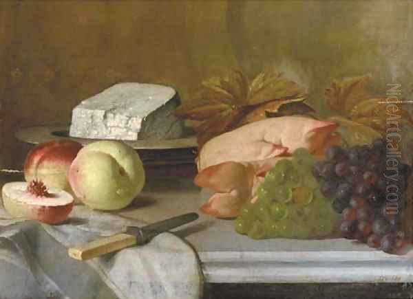 A kitchen still life Oil Painting by Henri Robbe