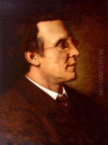 Henry Fawcett, Post Master General 1880-84, 1884 Oil Painting by Harold Steward Rathbone