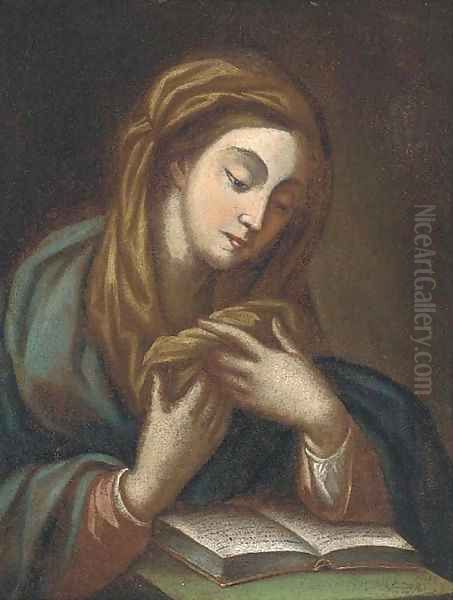 The Virgin reading Oil Painting by Guido Reni