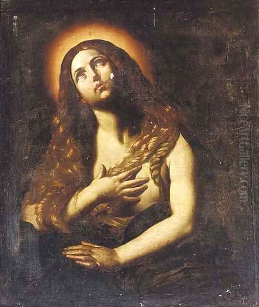 The penitent Magdalene Oil Painting by Guido Reni