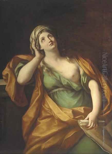 A sibyl Oil Painting by Guido Reni