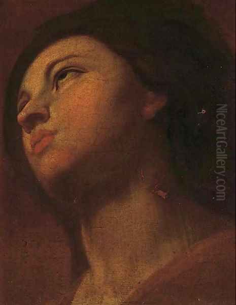 A sybil in reflection Oil Painting by Guido Reni