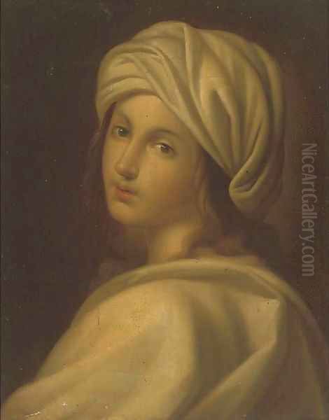 Portrait of a girl 5 Oil Painting by Guido Reni