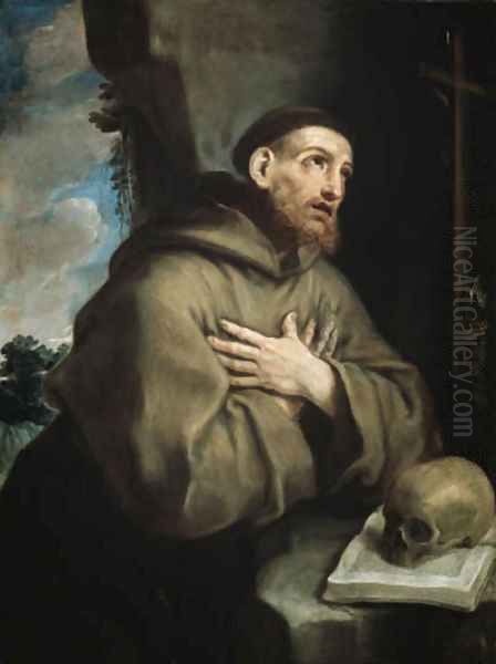 Saint Francis Oil Painting by Guido Reni