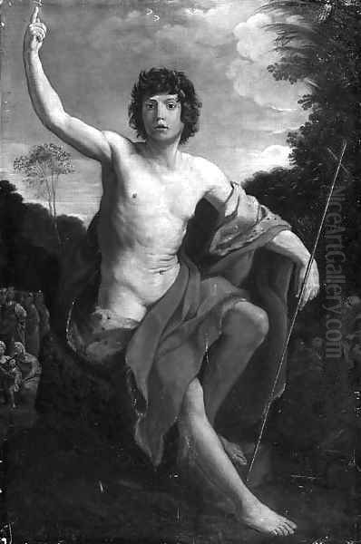 Saint John the Baptist Oil Painting by Guido Reni