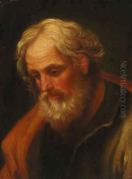 Saint Joseph Oil Painting by Guido Reni