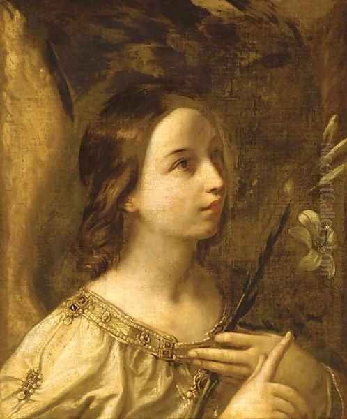 The Angel of the Annunciation Oil Painting by Guido Reni