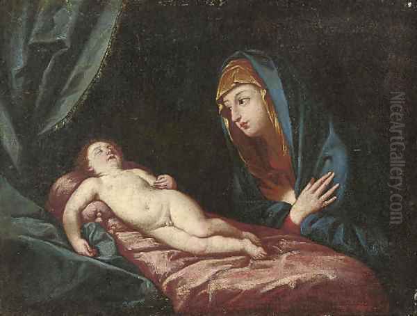 The Madonna and Child 3 Oil Painting by Guido Reni