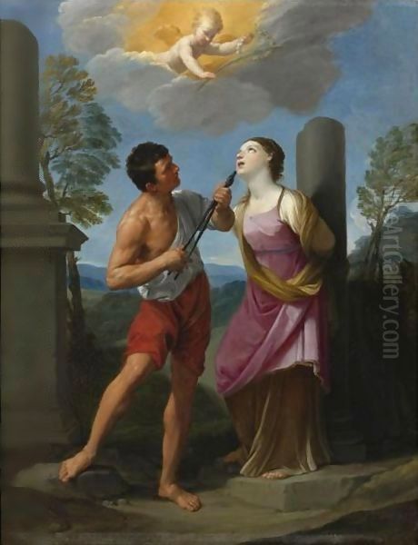 The Martyrdom of Saint Apollonia Oil Painting by Guido Reni